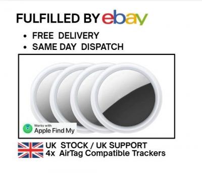 4x Trackers compatibles AirTag |Pour Apple Find My | Porte cl�s Animal Anti Perte