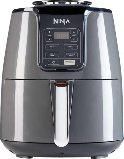 Friteuse sans huile Ninja 3,8L Air Fryer 1550W Noir 4 Fonctions   Cuisine Rapide