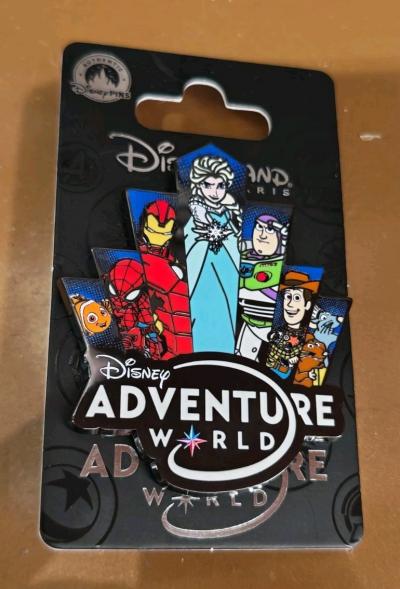 PIN Disneyland Paris PERSONNAGES DISNEY ADVENTURE WORLD OE