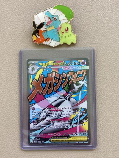 Pok�mon   H�ros Transcendants   Pin's   Carte Promo Mega Gardevoir ex MEP032 FR