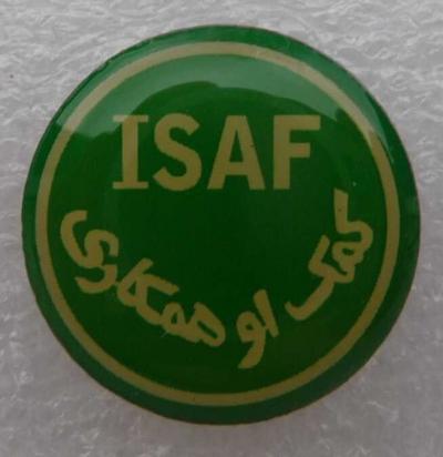 PIN'S MILITAIRE DE L'ISAF AFGHANISTAN