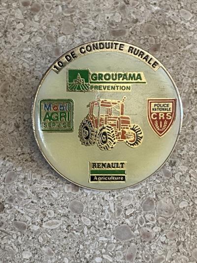 Pin s 10 De Conduite Rurale Tracteur Renault Groupama