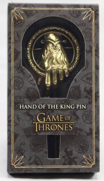 Noble Collection Game of Thrones Hand of the King Pin Broche Main du Roi Officie