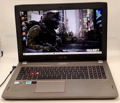 Asus Gamer - 15,6- GTX 1050 - I7 7th - 16 Go - win 10 -  ssd 256  1To Hdd.