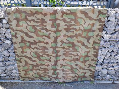 Rare Toile m35 Indochine camoufl�e splittertarn   Militaria original post WW2