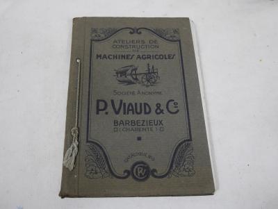 catalogue P.VIAUD BARBEZIEUX machines agricole 1928