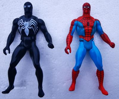 SPIDER MAN   SPIDER MAN BLACK Marvel Secret Wars Guerres Secr�tes Mattel 1984