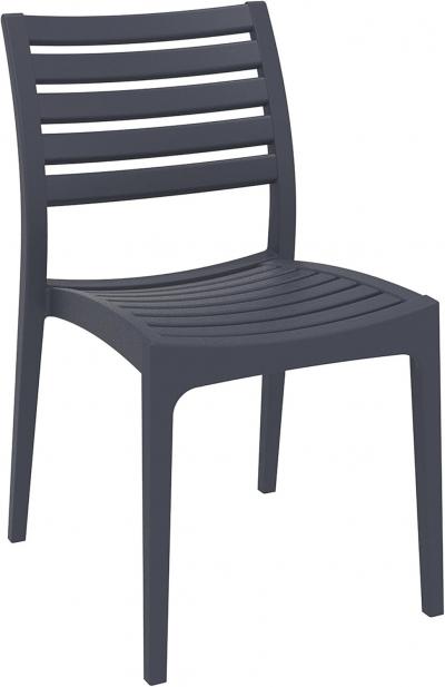 Chaise D'Ext�rieur Ares en Plastique I Chaise De Balcon Empilable I Chaise D
