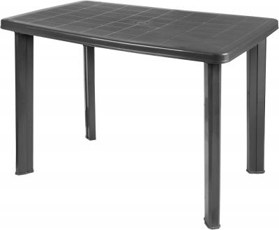 Table de Jardin en Plastique 100 x 72 cm   Anthracite   Table de Camping