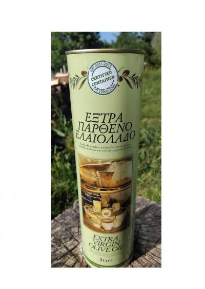 Huile d'olive de Cr�te bio press�e � froid Bidon de 1 l