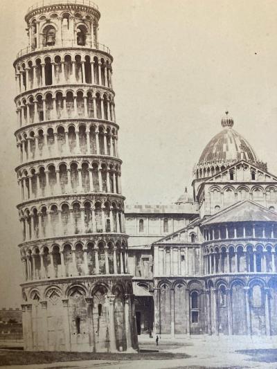 Tr�s belle photographie de Georgio Sommer 1900 Campanile Tour de Pise, Italie