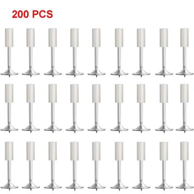 200 Clous Ronds Acier 7.3mm 40mm pour Pistolet Cloueur B�ton Mur Fixation