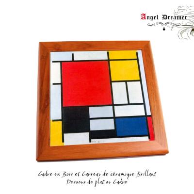 Carrelage Piet Mondrian Composition Abstrait Carreau Dessous De Plat C�ramique