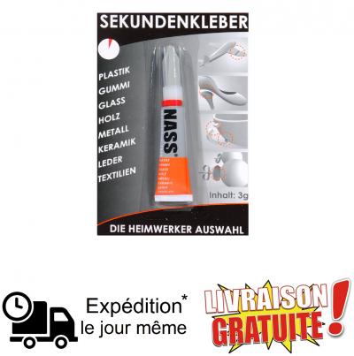 Super Glue 3g Colle Extra Forte Instantan�e Plastique M�tal Bois