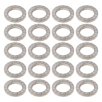 20 Pi�ces M8 Rondelles en Acier Au Mangan�se Rondelles de Verrouillage � Doub...
