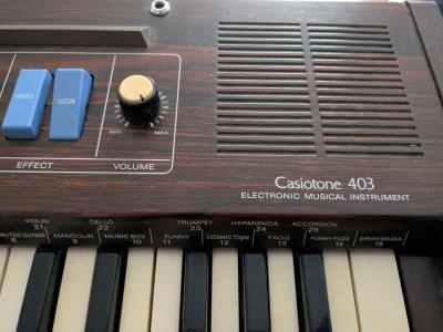 synth�tiseur vintage casio casiotone 403