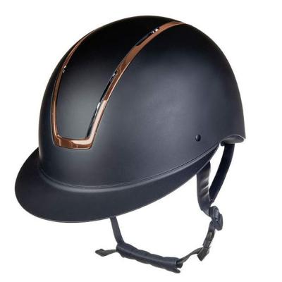 Lady Shield 125099178M Casque d'�quitation Noir-Or Rose Taille M 5557 cm