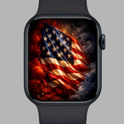 Flag of the United States Apple Watch Wallpaper (Digital Product)