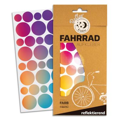 Lot de stickers r�flecteurs  Cercles  Diff�rentes couleurs  Comme autocollant...