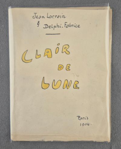 Jean LORRAIN & DELPHI FABRICE   Clair de Lune N�1-25 HC avec 5 dessins originaux