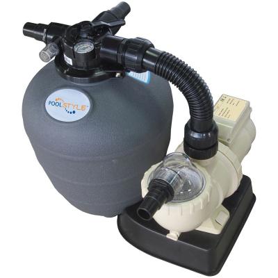 poolstyle groupe de filtration 8m3-h avec pompe et filtre � sable 88031710