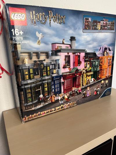 lego harry potter 75978 chemin de traverse d�j� mont� avec bo�te on tr�s bon eta