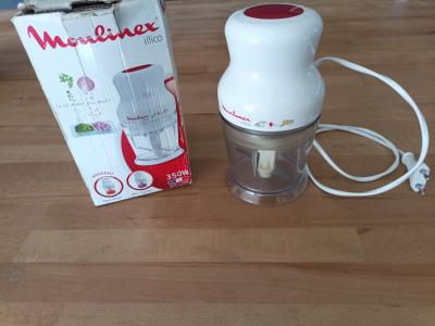 Mini robot culinaire Moulinex Illico hachoir �lectrique 350W Made in France