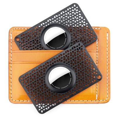Ultra fin Lot de 2 �tuis portefeuille pour Airtag  0,3 cm d'�paisseur  �tui p...