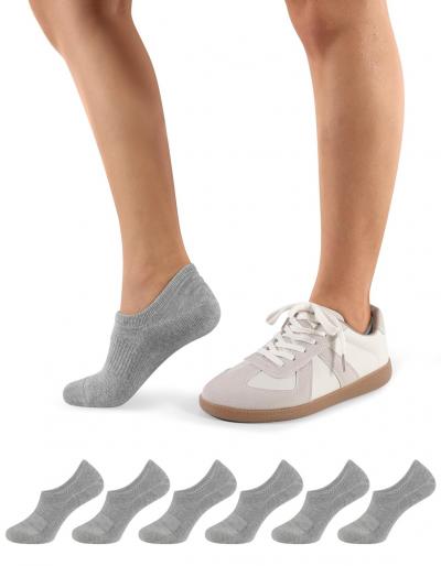 6 Paires Chaussettes Invisibles Femme Socquettes 39 42 35 38 de Sport en Coton