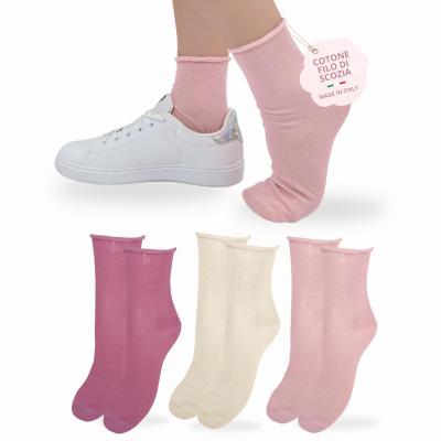 Chaussettes Femme Coton Sans �lastique 3 Paires Chaussettes Femme Courtes made