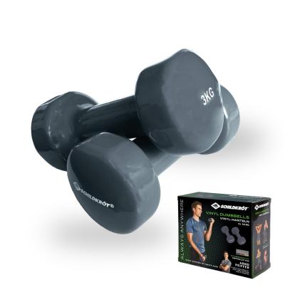 Fitness Paire d'Halt�res en Vinyle, Anthracite, 3.0 kg, 960207