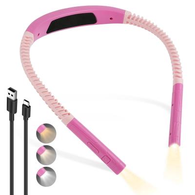 Lampe de Lecture de Cou Am�lior�e, Liseuse Lampe pour Lire Rechargeable