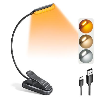 Lampe Livre 10 LED, Lampe de Lecture au lit, Liseuse Lampe Rechargeable