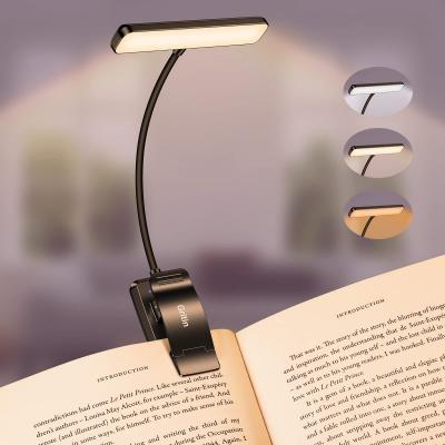 Lampe de Lecture 19 LED, Liseuse Clip Rechargeable, Protection des Yeux