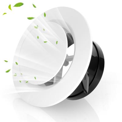 100mm- 4 Inch Couvercle de Conduit de Ventilation, Valve � Disque Blanche