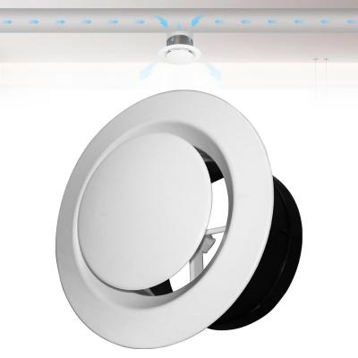 1PCS Couvercle de Conduit de Ventilation,Couvercle de Ventilation R�glable,75mm