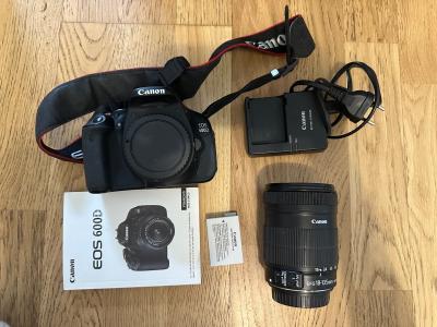 Appareil photo Canon EOS 600D  Objectif Canon EF S 18 135mm