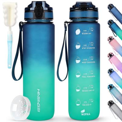 Gourde de sport Tritan sans BPA de 1 L avec design anti fuite � 360 �