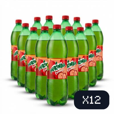 Mirinda Pomme 2L   Soda Saveur Pomme P�tillant   Boisson Gazeuse   Pack de 12