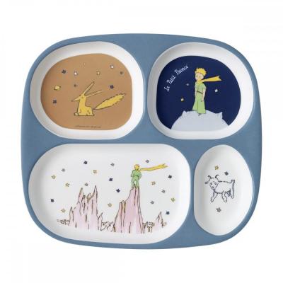 PLATEAU � 4 COMPARTIMENTS MELAMINE   Sans BPA   Lavable Au Lave Vaisselle