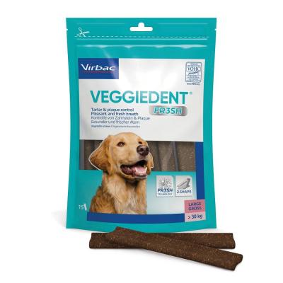 Veggiedent vn100761 bandes de snack fresh, L