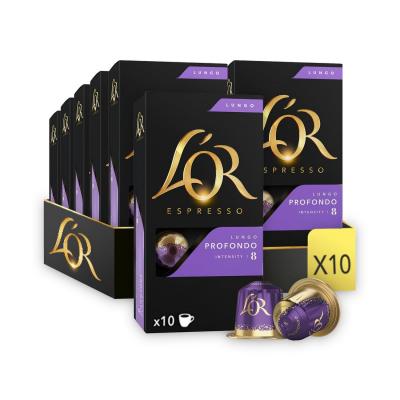 Profondo   100 Capsules de Caf� intensit� 8   Compatibles Nespresso