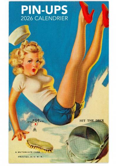 calendrier pin up 2026 tout neuf