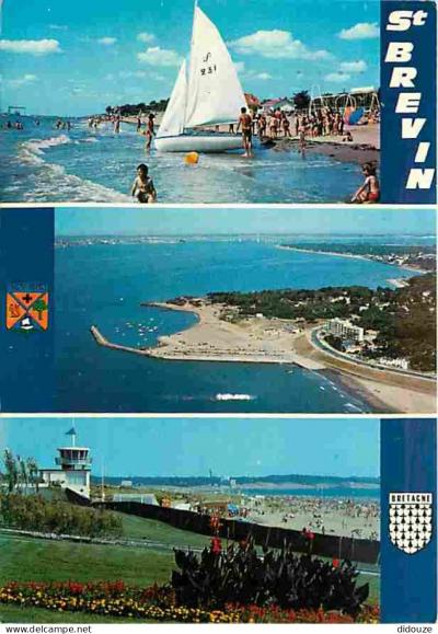 Carte Postale   44   Saint Br�vin les Pins   Multivues   Blasons   Voile   CPM