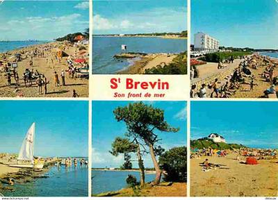 Carte Postale   44   Saint Br�vin les Pins   Multivues   Plage   CPM   Voir Scan