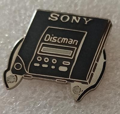 Pins Sony Discman, musique