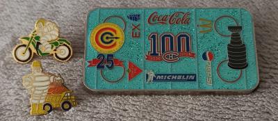 3 Pins Michelin, MacDo, Coca Cola, Pepsi, Hockey sur glace, McDonald's