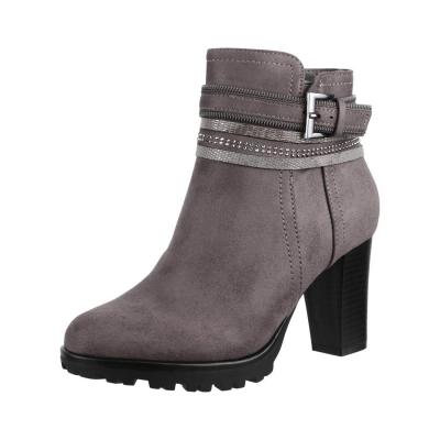Bottines Femmes Bottes � Cheville Chunkyrayan 2018 C292 1 Grey 38