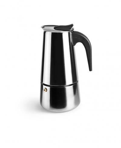 Cafeti�re � Expresso Moka, 10 Tasses, 460 ml, Acier Inoxydable