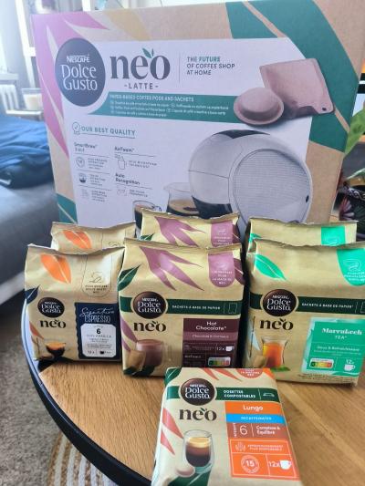 Cafeti�re Nescaf� Dolce Gusto N�o Latte KP850110 Neuve   7 paquets de dosettes